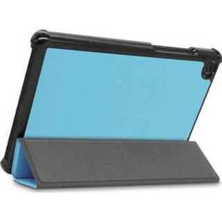 👉 Active blauw Lenovo Tab M8 hoes - Tri-Fold Book Case Licht 8719793070337