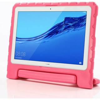 👉 Handvat magenta active Huawei MediaPad M5 Lite hoes - Schokbestendige case met 8719793070658