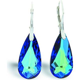 👉 Oorhanger active blauwe Teardrop Swarovski Oorhangers van Spark Jewelry