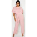 👉 Jumpsuit vrouwen blush Plus Double Layer Jumpsuit,