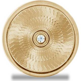 👉 Zirkonia active goudkleurige witte LOCKits Munt met 33mm