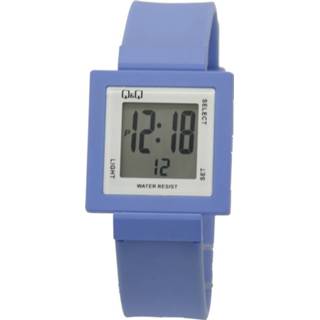 👉 Digitale horloge active blauw kunststof Q&Q digitaal + horlogeband