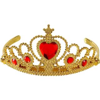 👉 Diadeem rode gouden active Mooi prinsessen met stenen 8003558097876