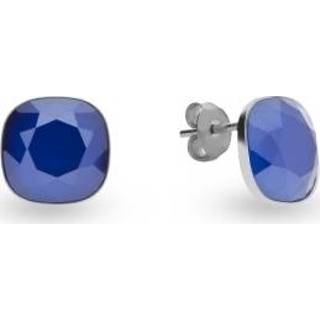 👉 Oorbel active blauw kristal Oorbellen van Spark Jewelry met Royal Blue Swarovski