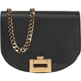 👉 Schoudertas onesize vrouwen zwart 'Half Moon' shoulder bag