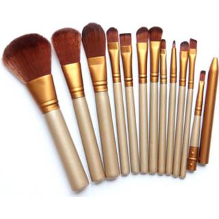 👉 Borstel gouden vrouwen 12 stks Make-Up Kit SuperieureSoft Cosmetische Penselen Gezicht Ogen Blush Brush Set Beste Cadeau Voor 8720033660119