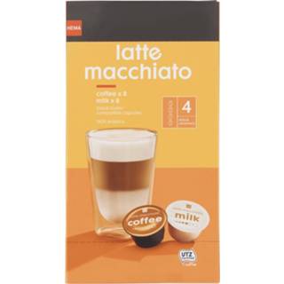 👉 HEMA Koffiecups Latte Macchiato - 8 Stuks 8718537551200