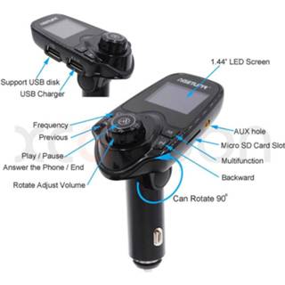 👉 Micro SD geheugenkaart AGETUNR Bluetooth Car Kit Handsfree Set MP3 Speler Fm-zender Dual USB Charger 5 v 2.1A, ondersteuning Card & U disk 8720047615075