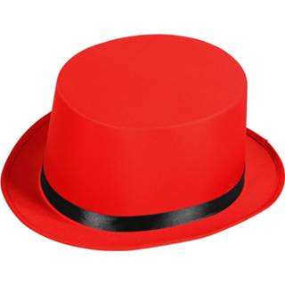 👉 Hoge hoed rood zwarte active in het met band 8003558097838
