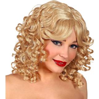 👉 Pruik active Krullen Veronica blond 8003558017959
