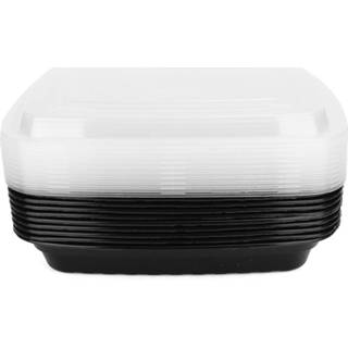 👉 Maaltijd plastic 10 stks 750 ml Prep Container Set Voedsel Opslag Herbruikbare Deksels Lunchboxen 8720071223642