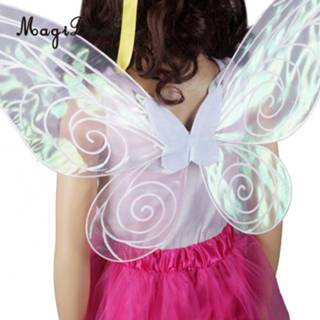 👉 Dress Set van 2 stks Shiny Veranderende Vlinder Angel Fairy Wing Party Fancy 8720071027325