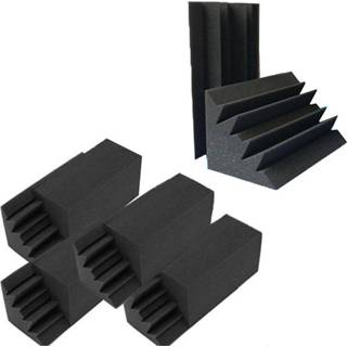 👉 Basstrap zwart foam Promotion! New 8 Pack of 4.6 in X 9.5 Black Soundproofing Insulation Bass Trap Acoustic Wall Padding Studio Foa