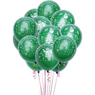 👉 Ballon groene 100 stuks 12 Inch kleur Christmas Party interieur decoratie Santa Claus Latex ballonnen 8720072006459