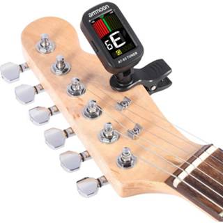 👉 Gitaar Ammoon AT-03 Tuner Kleur Lcd-scherm 360 Draaibaar voor Bas Viool Chromatic Ukulele Universele 8720073438433