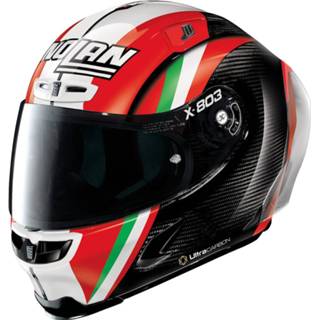 👉 Helm wit rood carbon unisex X-Lite X-803 RS Ultra Stoner Together 2XS 8030635673128