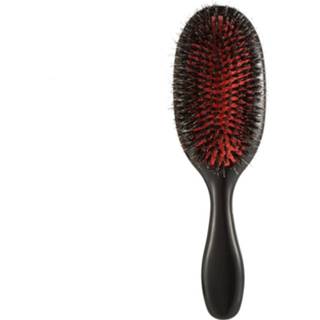 👉 Haarborstel nylon Haar Kam Voor Schoonheid Hoofdhuid Massage Ovale Anti-statische Paddle Hair Styling Tool Varkenshaar & Borstel 8720049344614