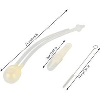 👉 Borstel baby's kinderen 2018Baby Babysnuiter Baby Pincet Vacuüm Zuig Neusslijm Kids neuszuiger 8720049439259