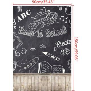 👉 School krijtbord vinyl 150X90 cm Terug Naar Fotografie Achtergronden Studio Foto AchtergrondenCollectie 8720033832561