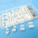 👉 F connector 230pcs XH2.54 2p 3p 4p 5 pin 2.54mm Pitch Terminal Kit / Housing Header Wire Connectors Adaptor XH Kits TJC3