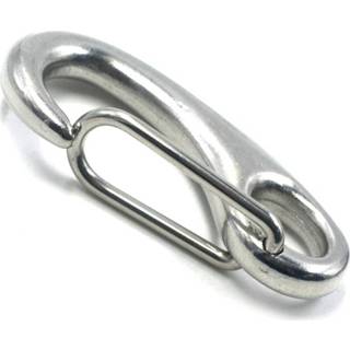 👉 Karabijnhaak zilver RVS 10 stks Silver Tone Multifunctionele 304 Eivorm Kleine Spring Snap Hook, Quick Link 8719897137776