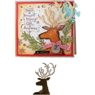 Fotoalbum papier metalen Adv-een Kerst rendier Snijden Sterven Stencil voor DIY Scrapbooking Embossing Decoratieve Craft Gestanst 8720034847502