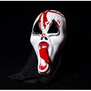 Dress KALOAD M05 Halloween Bar Haunted Full Face Scary Masker Long Tong Vampire Skull Ghosts Up 8720072882282