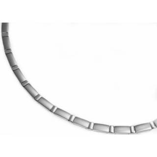 0845-01 Boccia titanium collier Halsketting titanium dame 0845-01 Boccia collier