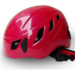 👉 Safurance Outdoor Unisex Klimmen Helm helm Bouw Werk Rel Helm Rescue Bouwwerkzaamheden Helm - Rood