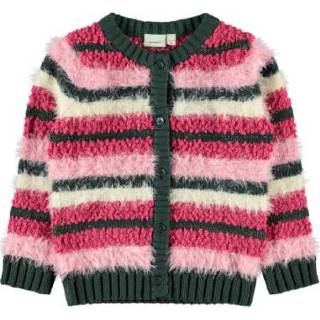 👉 Name it  Girls Vest Nasini-gevels Green van vest - Kleurrijk - Gr.110 - Meisjes