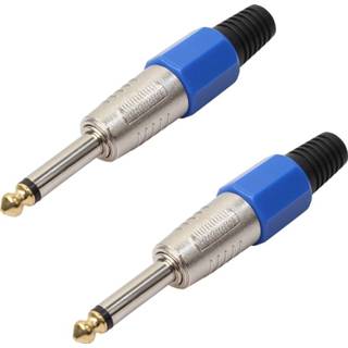 👉 Microfoon active 2 STKS 6.35 Gold-plating Mono Audio Plug 6922432278557