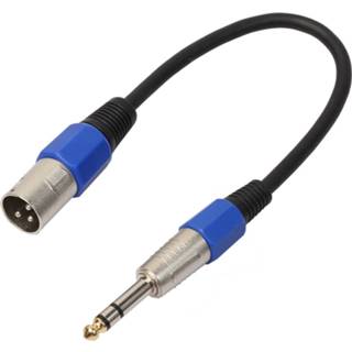 👉 Microfoon vrouwen 30 cm XLR 3-pins male naar 1/4 inch (6,35 mm) vrouwelijke plug Stereo audiokabel