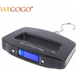 👉 Schaal 50 kg x 10g Mini Digital Opknoping Bagage Draagbare LCD Elektronische Reizen Gewicht Weegschaal 8719949318788