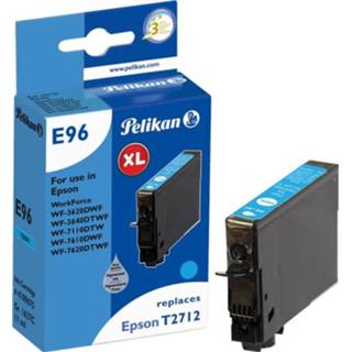 👉 Pelikan Inktcartridge cyaan E96 (4109675) Compatibel met Epson T2712