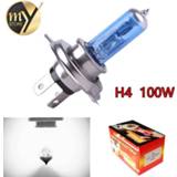 👉 Hoofdlamp wit H4 100W 12V Halogen Bulb super white Fog Lights High Power Car Headlights Lamp Light Source parking