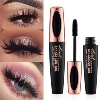 👉 Mascara zwart zijde fiber 4D Lash Waterproof Rimel 3d Voor Wimper Extension Black Dikke Verlenging Mascare Wimpers 8720047735698