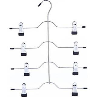 👉 Hanger antislip 2018Verkoop Top Kwaliteit Rack Broek Rok Gratis Verstelbare Multifunctionele 4 Lagen Clip Kleding 40 8719897220928