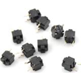 Switch zwart New 10pcs/lot Original mouse square micro button EVQP0E07K Microsoft black spots