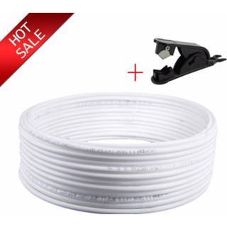Waterfilter wit PE High quality white Flexible Tube Hose Pipe For RO Water Filter System Aquarium Reverse Osmosis 1/4 inch 6m SR022