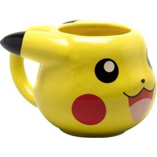 👉 Geel kop Pokémon Pikachu 3D Mok 5028486389926