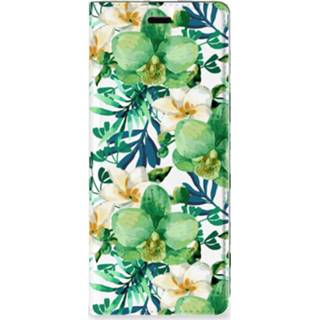 👉 Orchidee groen Sony Xperia 5 Smart Cover 8720215160864