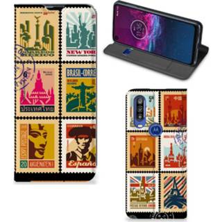 👉 Postzegel Motorola One Action Book Cover Postzegels 8720215196863