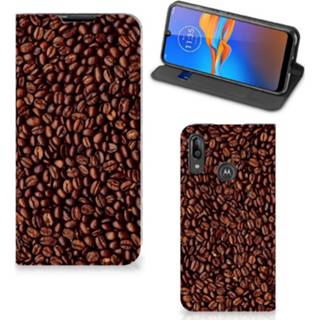 👉 Koffieboon Motorola Moto E6 Plus Flip Style Cover Koffiebonen 8720215460933