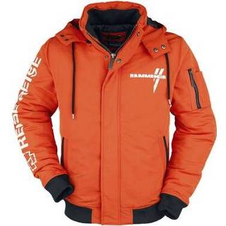 👉 Winterjas zwart oranje Rammstein Reise Jas oranje-zwart 4060587675912