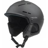 👉 Helm zwart grijs uniseks Republic - Helmet R320 Skihelm maat 54-56 cm, zwart/grijs 7330133686301