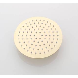 👉 Hoofddouche goud messing mat Boss & Wessing Gold Rond Geborsteld 20 cm 8719304523451