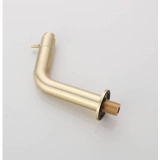 👉 Fonteinkraan goud messing mat Inbouw Boss & Wessing Gold Gebogen Geborsteld 8719304523482