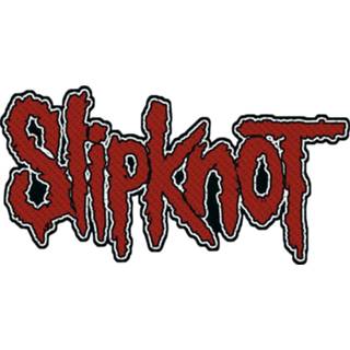 👉 Embleem patch zwart rood Slipknot Logo rood-zwart 5055339733070