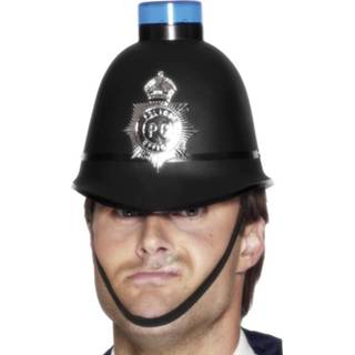👉 Helm One Size unisex zwart Politie met knipperende Sirene licht 5020570232804