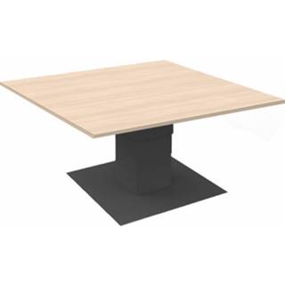 👉 Zit sta tafel zwart melamine Zit-sta Bari - 120 x cm